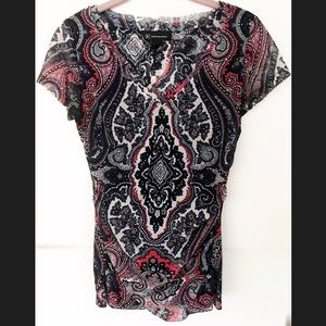 INC Paisley Print Top!